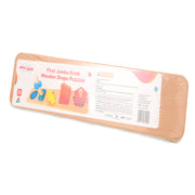 Open Ended First Jumbo Knob Wooden Shape Puzzle