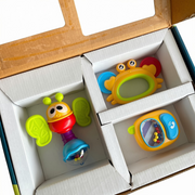 Open Ended First Senses Baby Rattle -3 pcs Set