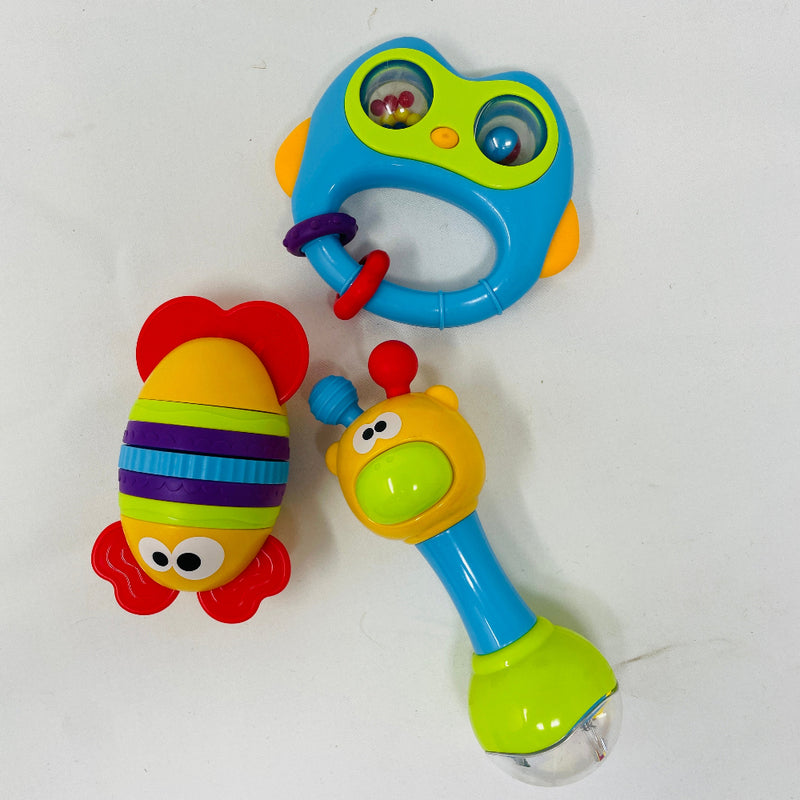 Open Source Baby Rattle Open Ended First Senses Baby Rattle -3 pcs Set | Buy Online at Toycra