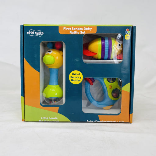 Open Ended First Senses Baby Rattle -3 pcs Set-Active Play-Open Ended-Toycra