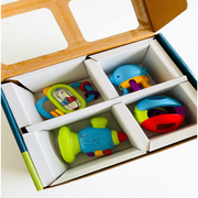 Open Ended First Senses Baby Rattle - 4 pcs Set