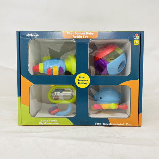 Open Ended First Senses Baby Rattle - 4 pcs Set-Active Play-Open Ended-Toycra