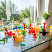 Open Ended FlexiPop Suction Construction Fun – 37 Pieces