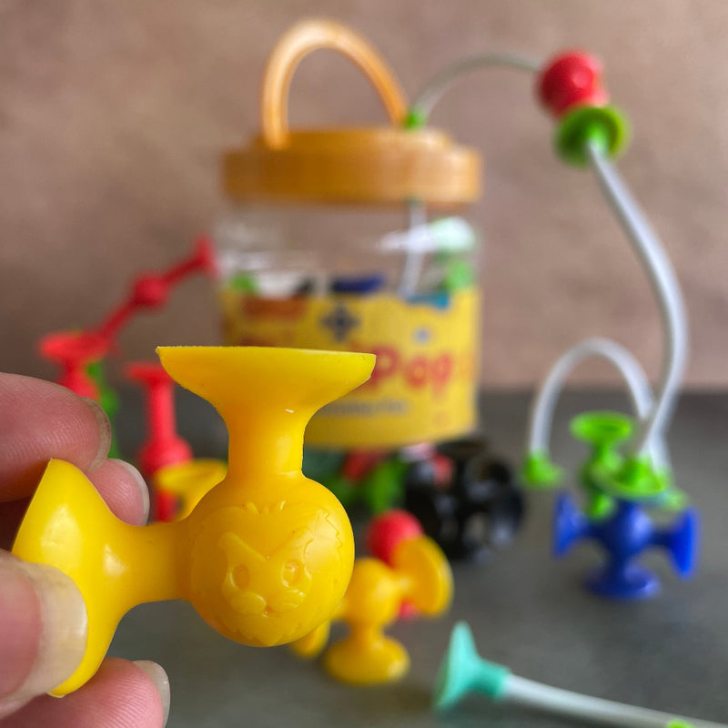 Open Ended FlexiPop Suction Construction Fun – 37 Pieces