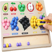 Open Ended Fruit Color Sorting Beads Game