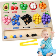 Open Ended Fruit Color Sorting Beads Game
