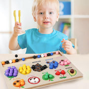Open Ended Fruit Color Sorting Beads Game