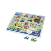 Open Ended Giant Peg Puzzle - Vehicles