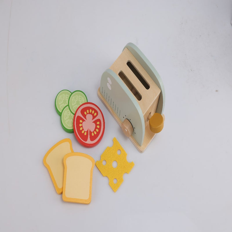 Open Ended Little Chef's Toaster Set -6 Pieces