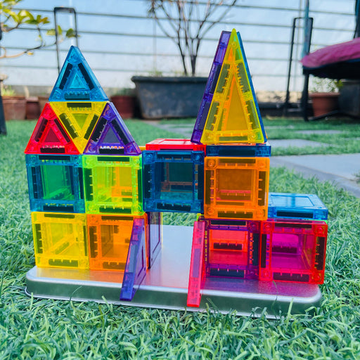Open Ended MiniMag Travel Magnetic Tiles -38 Piece-Construction-Open Ended-Toycra