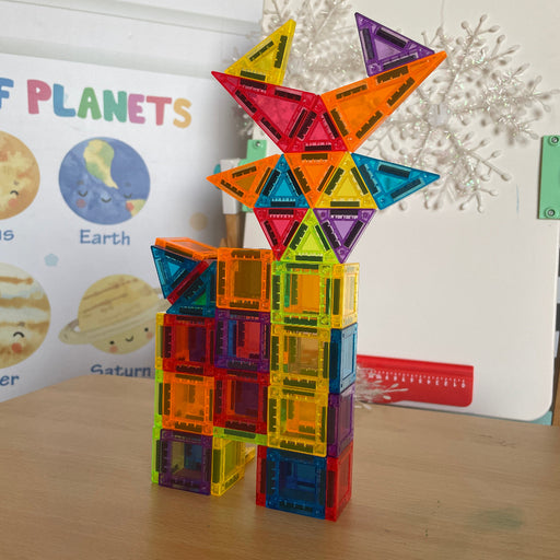 Open Ended MiniMag Travel Magnetic Tiles -60 Piece-Construction-Open Ended-Toycra