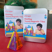 Open Ended MiniMag Travel Magnetic Tiles -60 Piece