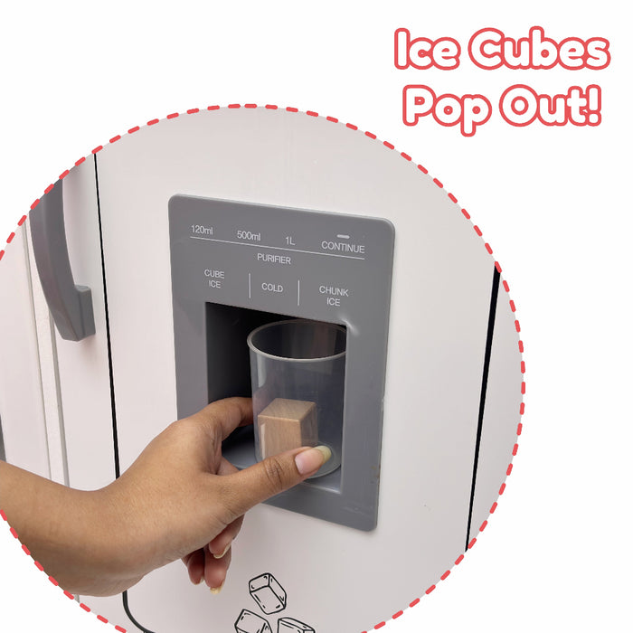 Open Ended Modern Kitchen Set with Lights & Sound -(12 Accessories included)-Pretend Play-Open Ended-Toycra