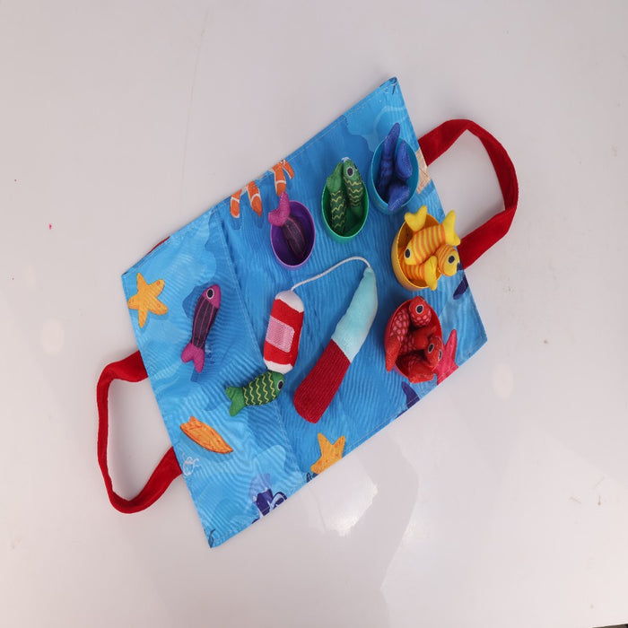 Open Ended Montessori Soft Cloth Fishing Adventure Set (22 Pcs)-Early Learning-Open Ended-Toycra