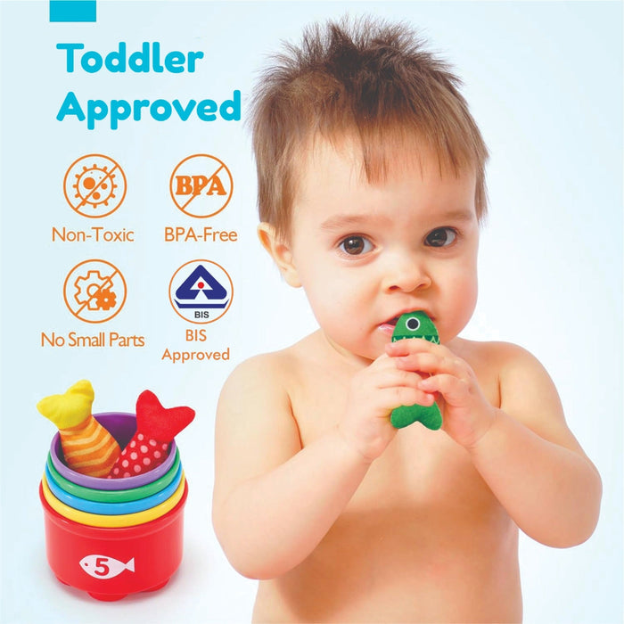 Open Ended Montessori Soft Cloth Fishing Adventure Set (22 Pcs)-Early Learning-Open Ended-Toycra