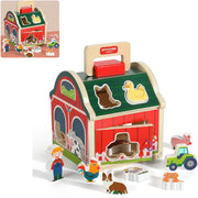 Open Ended My First Barn with Shape Sorter