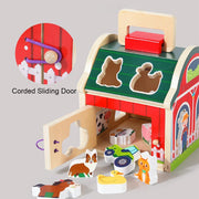 Open Ended My First Barn with Shape Sorter