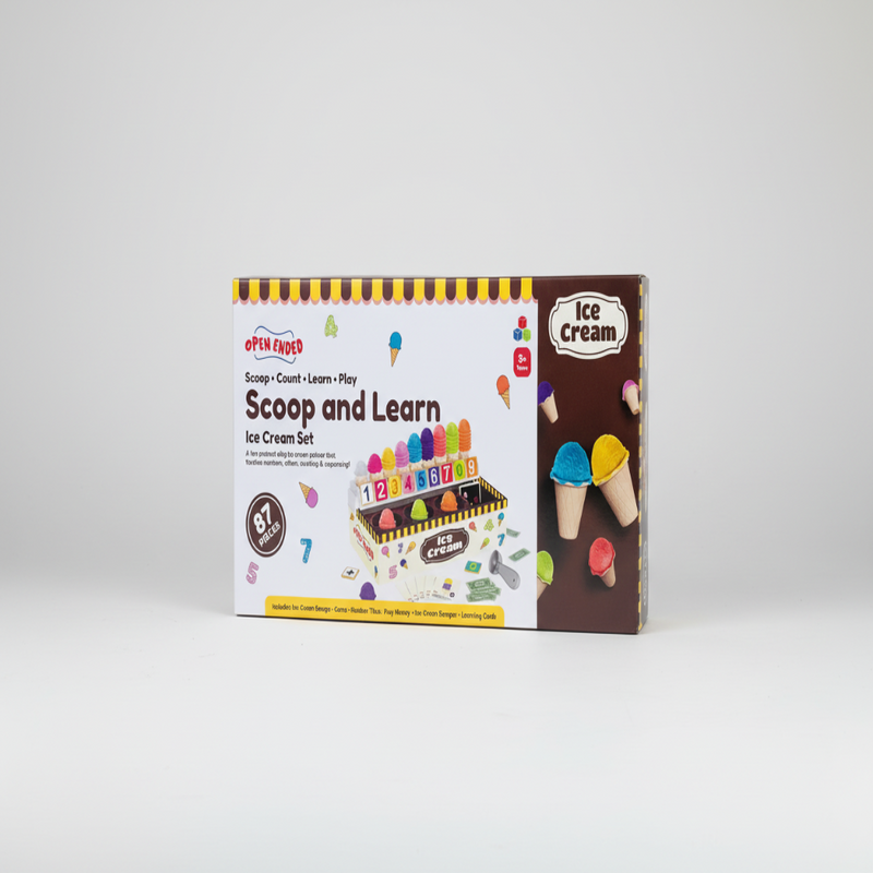Open Ended Scoop And Learn Ice Cream Set