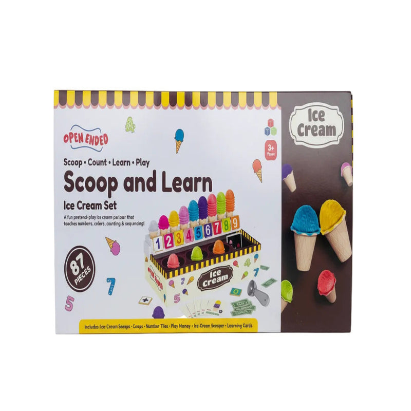 Open Ended Scoop And Learn Ice Cream Set