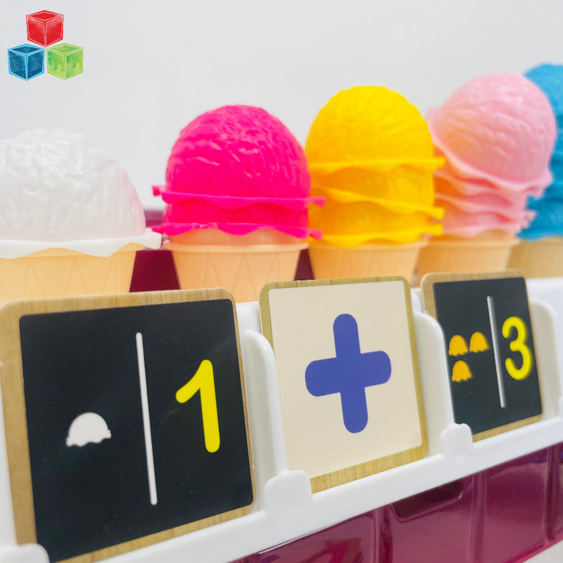 Open Ended Scoop And Learn Ice Cream Set