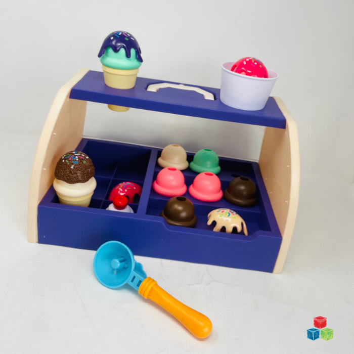 Open Ended Scoop And Serve Icecream Shop Set (20 Pieces)-Pretend Play-Open Ended-Toycra