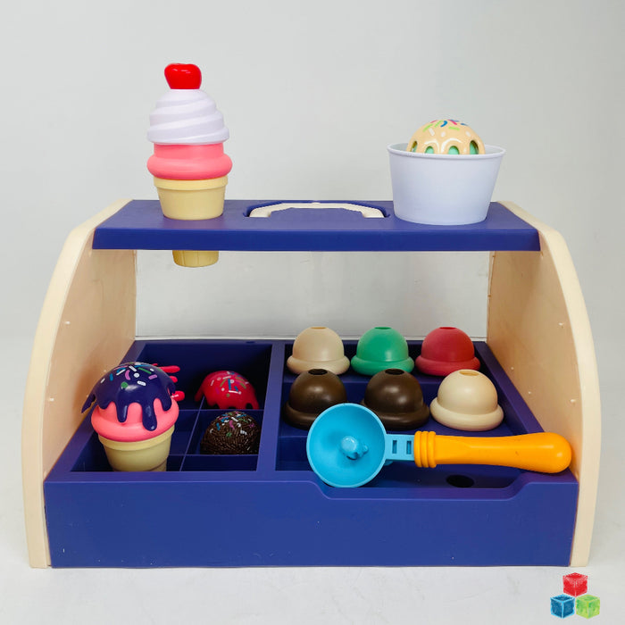 Open Ended Scoop And Serve Icecream Shop Set (20 Pieces)-Pretend Play-Open Ended-Toycra