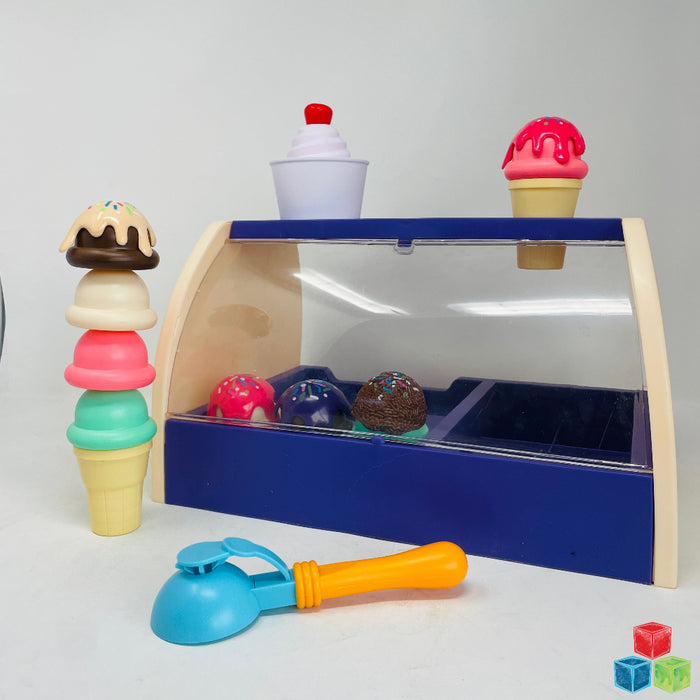 Open Ended Scoop And Serve Icecream Shop Set (20 Pieces)-Pretend Play-Open Ended-Toycra