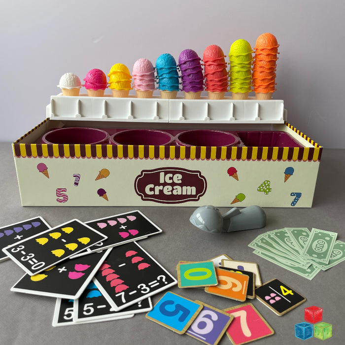 Open Ended Scoop and Learn Ice Cream Set