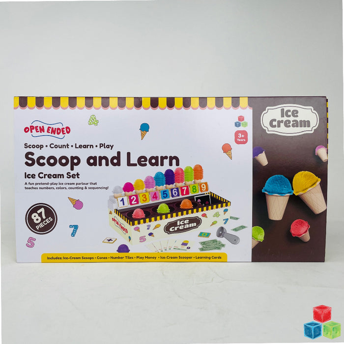 Open Ended Scoop and Learn Ice Cream Set