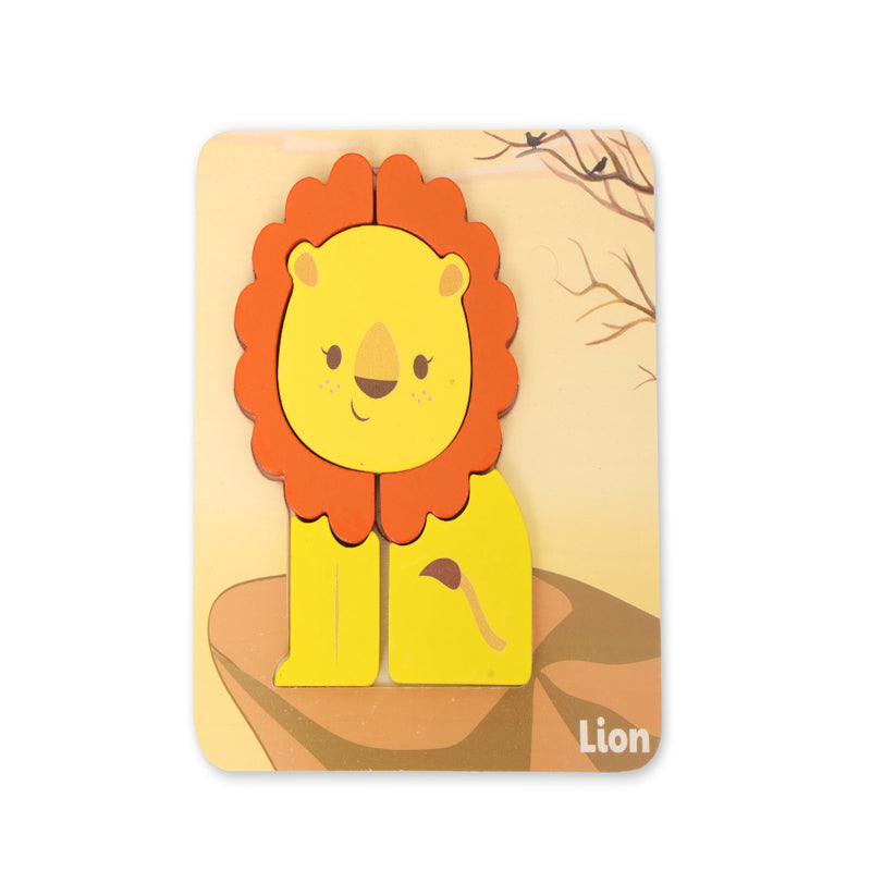 Open Ended Toddler's First 6 In 1 Puzzle - Animals (6 puzzles, 27 pcs)
