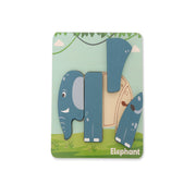 Open Ended Toddler's First 6 In 1 Puzzle - Animals (6 puzzles, 27 pcs)
