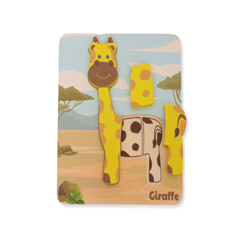 Open Ended Toddler's First 6 In 1 Puzzle - Animals (6 puzzles, 27 pcs)