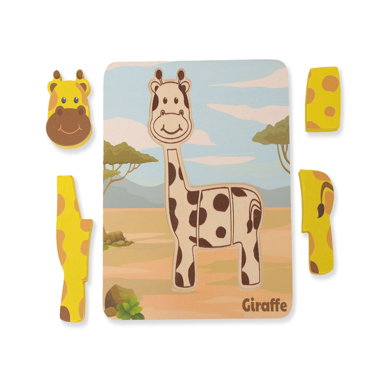 Open Ended Toddler's First 6 In 1 Puzzle - Animals (6 puzzles, 27 pcs)