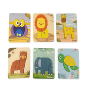 Open Ended Toddler's First 6 In 1 Puzzle - Animals (6 puzzles, 27 pcs)