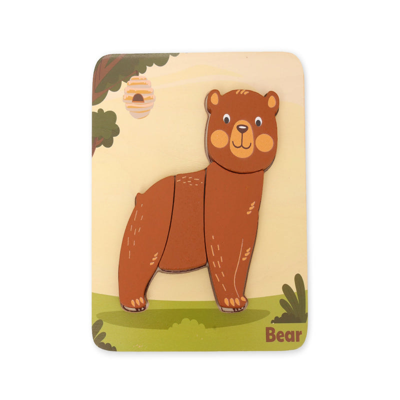 Open Ended Toddler's First 6 In 1 Puzzle - Animals (6 puzzles, 27 pcs)
