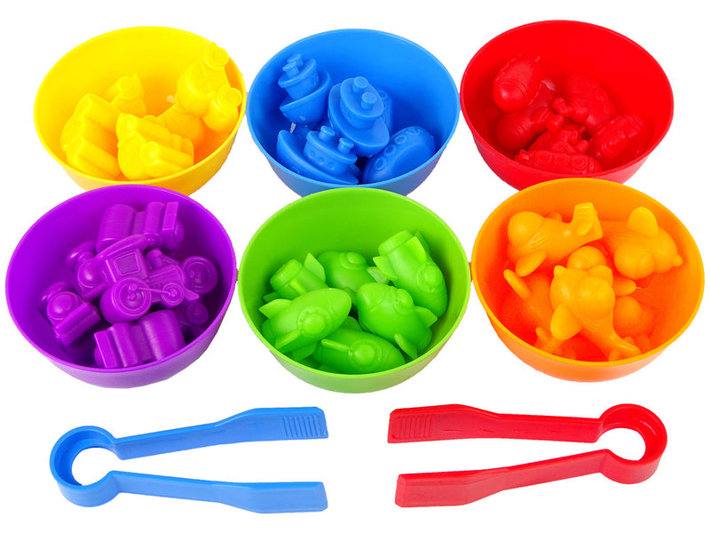 Open Ended Vehicle Lab Montessori Sorting Toy (44 Pcs)