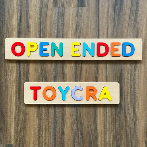 Open Ended What's in a Name? - Personalized Wooden Name Puzzle-Puzzles-Open Ended-Toycra