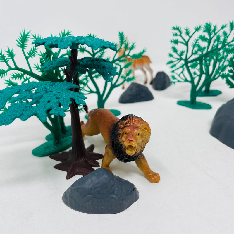Open Ended Wild Animals Playset - 30 Pcs