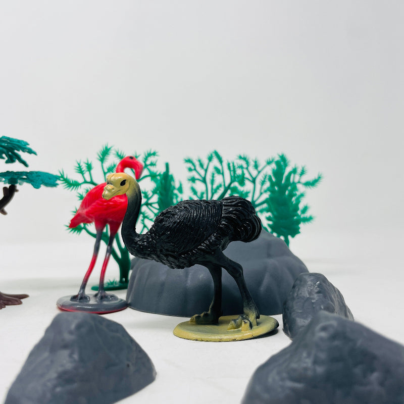 Open Ended Wild Animals Playset - 30 Pcs