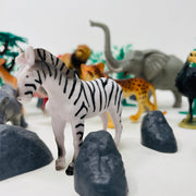 Open Ended Wild Animals Playset - 30 Pcs
