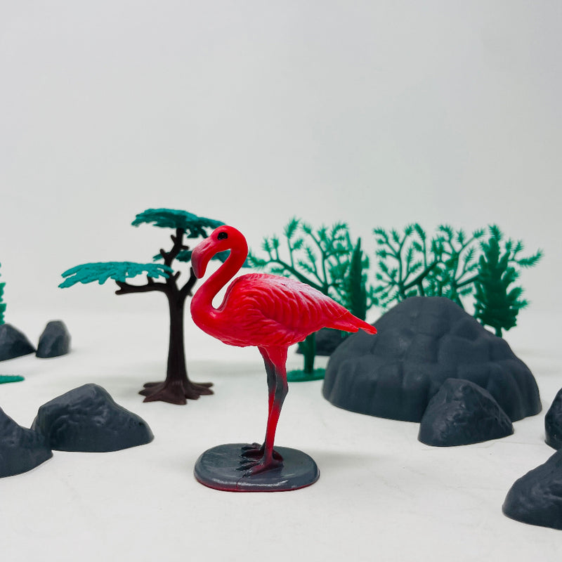 Open Ended Wild Animals Playset - 30 Pcs