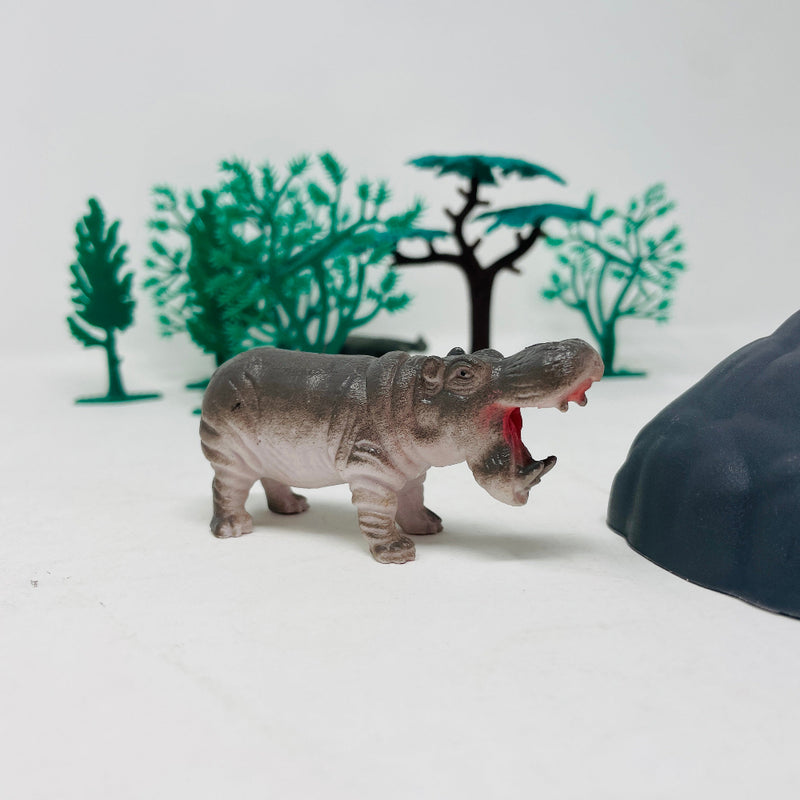 Open Ended Wild Animals Playset - 30 Pcs