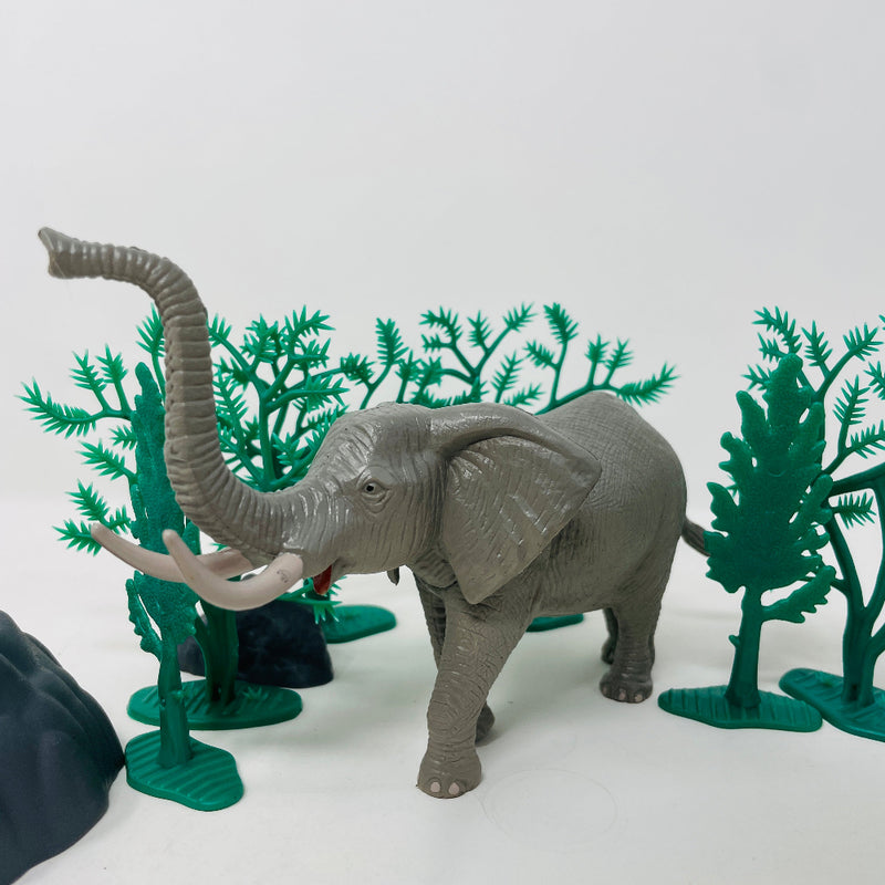 Open Ended Wild Animals Playset - 30 Pcs