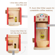 Open Ended Wooden Coffee Set