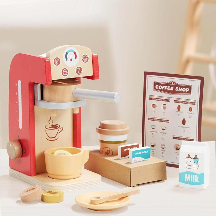 Open Ended Wooden Coffee Set-Pretend Play-Open Ended-Toycra