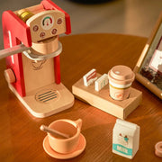 Open Ended Wooden Coffee Set