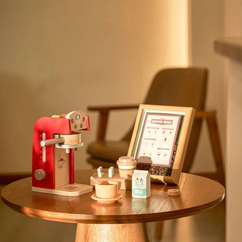 Open Ended Wooden Coffee Set