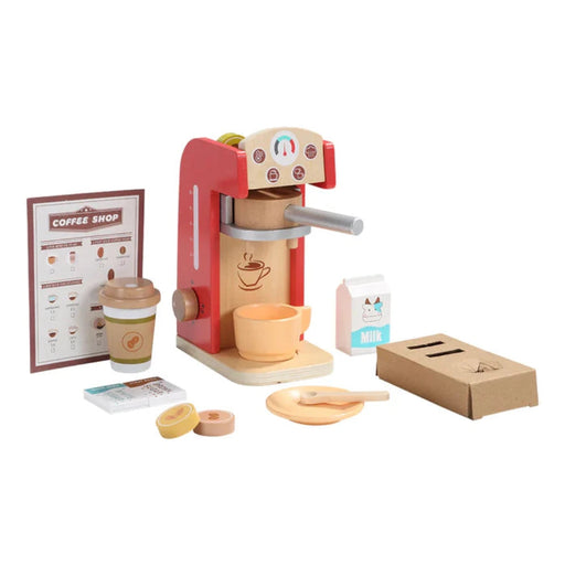 Open Ended Wooden Coffee Set-Pretend Play-Open Ended-Toycra