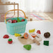 Open Ended Wooden Cutting Fruits Basket Set-Pretend Play-Open Ended-Toycra