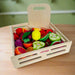 Open Ended Wooden Cutting Set - Fruits & Veggies-Pretend Play-Open Ended-Toycra